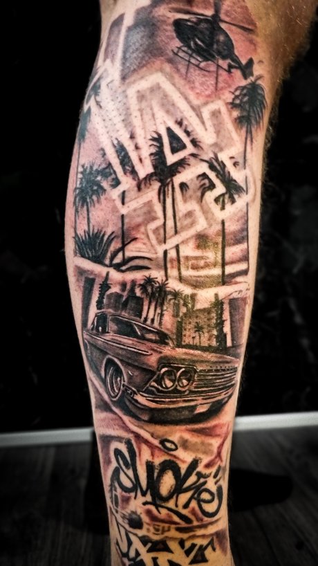 Sleeve tattoo København - work 5
